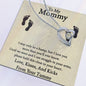 To My Mommy- Kisses and Kicks- Forever Love Necklace
