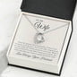 To My Wife - Crossed Paths - Forever Love Necklace