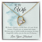 To My Wife - I Choose You - Forever Love Necklace