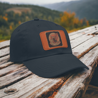 Load image into Gallery viewer, Liberty and Proseperity Dad Hat with Leather Patch (Rectangle)

