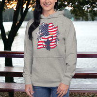 Load image into Gallery viewer, Freedom Flowers Unisex Hoodie
