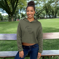 Load image into Gallery viewer, What You Go Through Crop Hoodie
