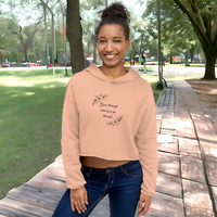 Load image into Gallery viewer, What You Go Through Crop Hoodie
