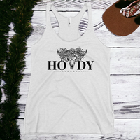 Load image into Gallery viewer, Howdy Women&#39;s Racerback Tank
