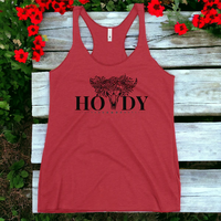 Load image into Gallery viewer, Howdy Women&#39;s Racerback Tank
