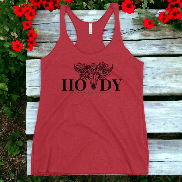 Howdy Women's Racerback Tank