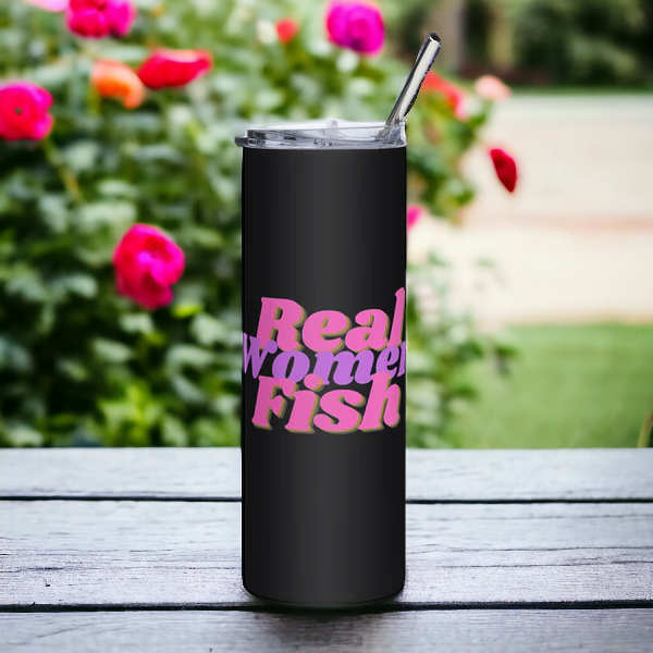 Real Women Fish Stainless Steel Tumbler