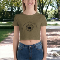 Load image into Gallery viewer, Sunshine Women’s Crop Tee
