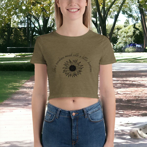 Sunshine Women’s Crop Tee