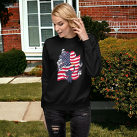 Load image into Gallery viewer, Freedom Flowers Unisex Premium Sweatshirt
