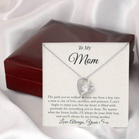 Load image into Gallery viewer, To My Mom - Loving Mother - Forever Love Necklace
