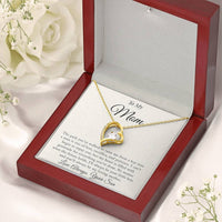 Load image into Gallery viewer, To My Mom - Loving Mother - Forever Love Necklace
