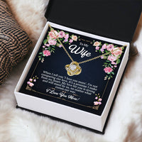 Load image into Gallery viewer, To My Wife - Love You More - Love Knot Necklace
