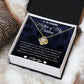 To The Beautiful Mother Of My Children - You - Love Knot Necklace
