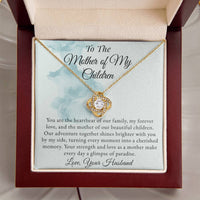 Load image into Gallery viewer, To The Mother Of My Children - Glimpse Of Paradise - Love Knot Necklace
