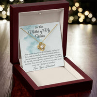 Load image into Gallery viewer, To The Mother Of My Children - Glimpse Of Paradise - Love Knot Necklace

