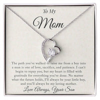 Load image into Gallery viewer, To My Mom - Loving Mother - Forever Love Necklace
