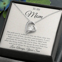Load image into Gallery viewer, To My Mom - Loving Mother - Forever Love Necklace
