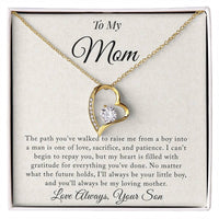 Load image into Gallery viewer, To My Mom - Loving Mother - Forever Love Necklace
