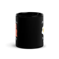 Load image into Gallery viewer, The Egg To My Bacon Black Glossy Mug
