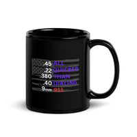 Load image into Gallery viewer, 2nd Amendment Black Glossy Mug
