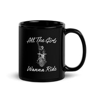 Load image into Gallery viewer, All The Girls Black Glossy Mug
