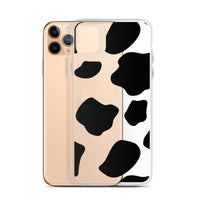 Load image into Gallery viewer, Cow Print Clear Case for iPhone®
