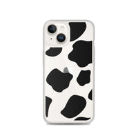 Load image into Gallery viewer, Cow Print Clear Case for iPhone®
