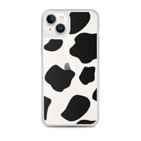 Load image into Gallery viewer, Cow Print Clear Case for iPhone®
