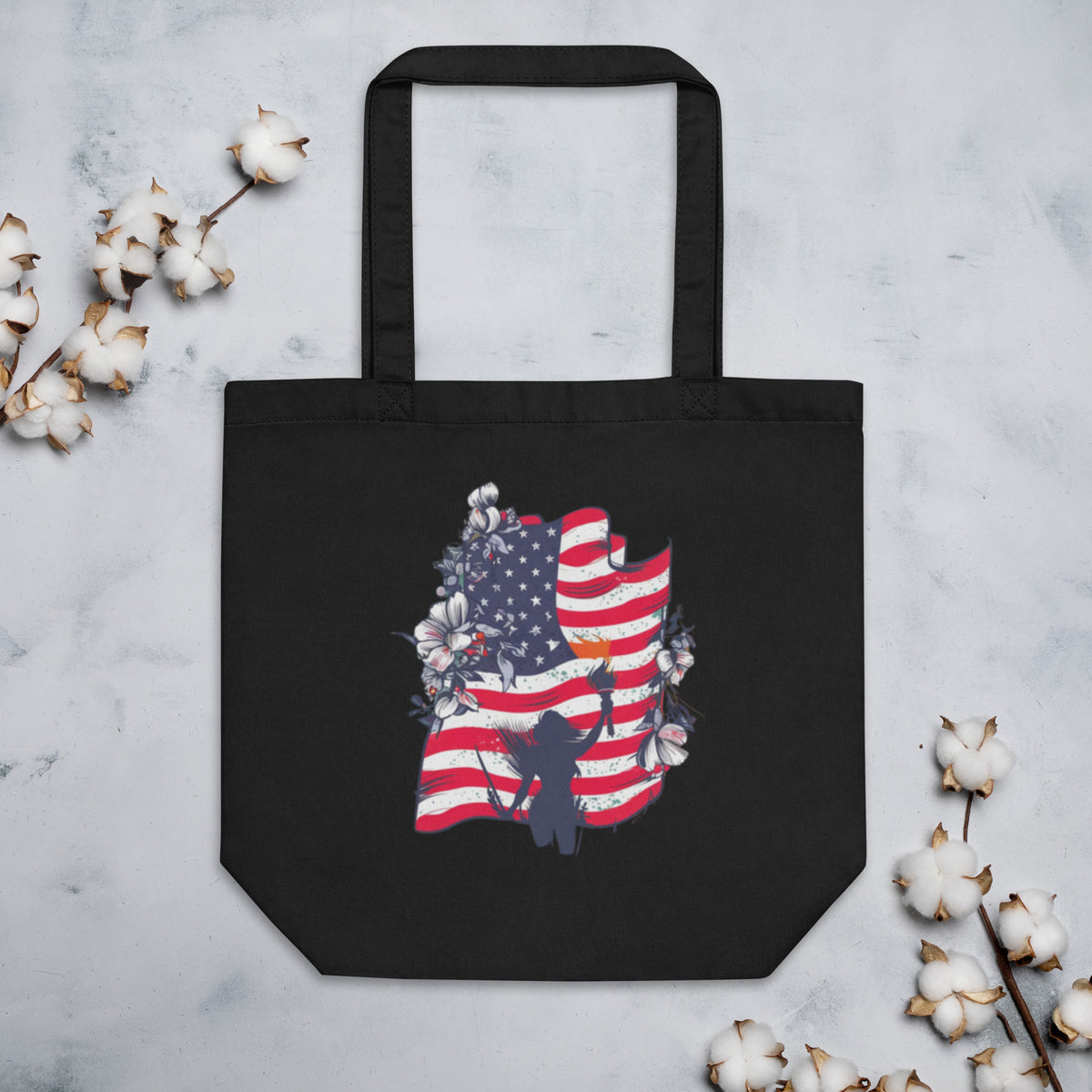 Freedom Flowers Eco Tote Bag