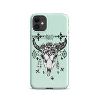 Load image into Gallery viewer, Floral Skull Snap Case for iPhone®
