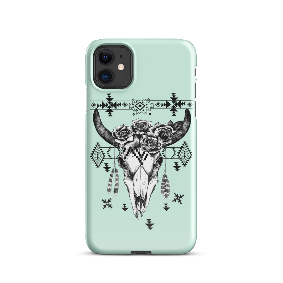 Floral Skull Snap Case for iPhone®