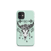 Load image into Gallery viewer, Floral Skull Snap Case for iPhone®
