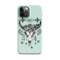 Load image into Gallery viewer, Floral Skull Snap Case for iPhone®
