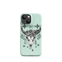 Load image into Gallery viewer, Floral Skull Snap Case for iPhone®
