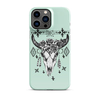 Load image into Gallery viewer, Floral Skull Snap Case for iPhone®
