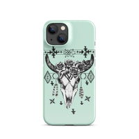 Load image into Gallery viewer, Floral Skull Snap Case for iPhone®
