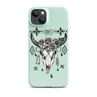 Load image into Gallery viewer, Floral Skull Snap Case for iPhone®
