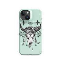 Load image into Gallery viewer, Floral Skull Snap Case for iPhone®
