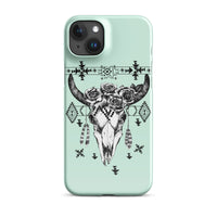 Load image into Gallery viewer, Floral Skull Snap Case for iPhone®
