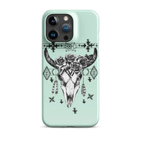 Load image into Gallery viewer, Floral Skull Snap Case for iPhone®
