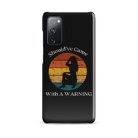 Load image into Gallery viewer, Came With A Warning Snap Case for Samsung®
