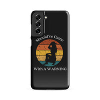 Load image into Gallery viewer, Came With A Warning Snap Case for Samsung®
