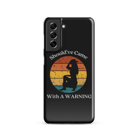 Load image into Gallery viewer, Came With A Warning Snap Case for Samsung®
