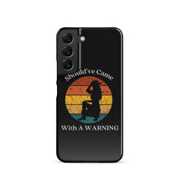 Load image into Gallery viewer, Came With A Warning Snap Case for Samsung®
