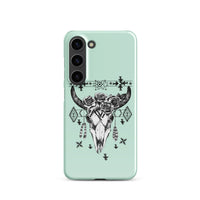 Load image into Gallery viewer, Floral Skull Snap Case for Samsung®

