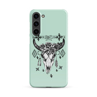 Load image into Gallery viewer, Floral Skull Snap Case for Samsung®
