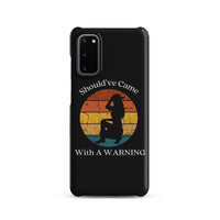 Load image into Gallery viewer, Came With A Warning Snap Case for Samsung®
