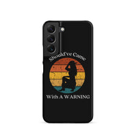 Load image into Gallery viewer, Came With A Warning Snap Case for Samsung®
