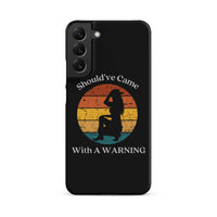 Load image into Gallery viewer, Came With A Warning Snap Case for Samsung®
